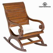 Schaukelstuhl Retro Vintage Kolonialstil Schaukelstuhl Schaukelstuhl Holz Sessel