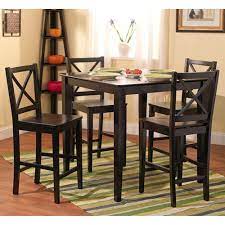 Walmart Virginia 5 Piece Counter Height Dining Set Black Tall Dining Table Counter Height Dining Sets Dinning Room Furniture