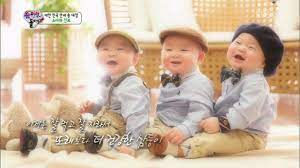 Sarang helps ilgook shop for groceries and shows her hospitality to the triplets by offering them chocolate. Daehan Minguk Manse The Return Of Superman Song Triplets Superman Baby Superman Kids