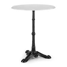 Achetez en toute confiance et sécurité sur ebay! Blumfeldt Patras Table Bistrot Ronde En Marbre Blanc O 60 Cm Pied En Fonte