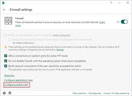 How To Set Up Firewall In Kaspersky Internet Security 20