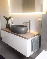 Badezimmer Terrazzo Waschbecken Ikea Besta Hack Badezimmer Terrazzo Waschbecken Salle De Bidouille Ikea Idee Salle De Bain Meuble Salle De Bain Ikea