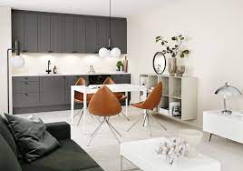 Dining Room Living Room Designs Minimalist Furniture Open Plan Living Room