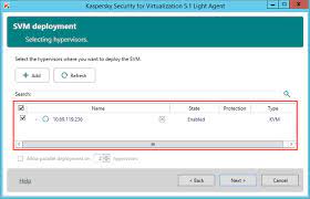 Infrastructure List Disappears When Updating To Kaspersky Security For Virtualization 6 0 Agentless