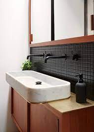 Bali Inspired Master Bath Modern Badezimmer San Francisco Von Blaine Architects Badezimmereinrichtung Badezimmer Badezimmer Schwarz