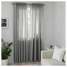 Annalouisa Tenda 2 Teli Grigio Ikea Tende Grigie Tende Soggiorno Design Per Il Soggiorno