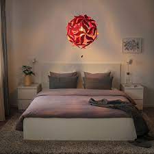 Ramsele Pendant Lamp Flower Dark Red 17 Ikea Hangeleuchte Anhanger Lampen Ikea Pendelleuchte