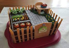 Garten Torte Gartenkuchen Kuchenverzierung Motivtorten