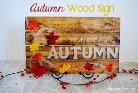 Diy Autumn Pallet Sign The Benson Street Fall Diy Diy Fall Fall Pallet Decor