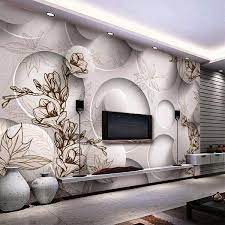 Trendy Wall Paper Modern Livingroom Ideas Modern Wallpaper Living Room Home Living Room Wallpaper Grey Wallpaper Living Room