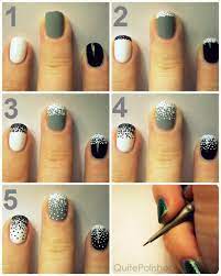 Get an easy gradient by applying a glitter top coat to half the nail. 33 Cool Nail Art Ideas Awesome Diy Nail Designs Diy Projects For Teens