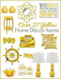 Yellow Home Decor Accents Yellow Home Decor Yellow Decorative Accents Cute Dorm Rooms