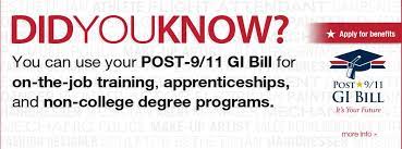 Dept Of Veterans Affairs Gi Bill Web Site Loads Of Info Gi Bill Education Job Training