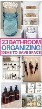These Small Bathroom Organization Hacks Are Brilliant And Will Save So Much Space Small Bathroom Organization Bathroom Organization Hacks Bathroom Organization