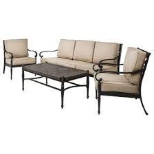 Kent 4 Piece Metal Patio Conversation Furniture Set Furniture Sets Furniture Patio Cushions