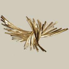 Infinity Gold Metal Wall Sculpture Gold Metal Wall Art Wall Sculptures Metal Wall Sculpture