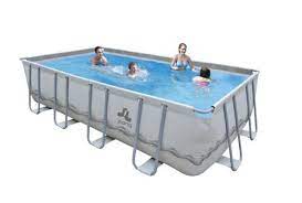 Piscine Rectangulaire Familiale Mistal 549x305x122 Cm Au Meilleur Prix Piscine Rectangulaire Piscine Piscine Tubulaire
