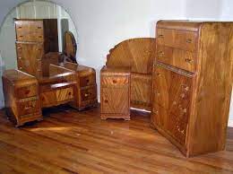 5 Waterfall Bedroom Set 1930 40 L A Period Furniture C Lot 5 Vintage Bedroom Furniture Art Deco Bedroom Furniture Antique Bedroom Furniture