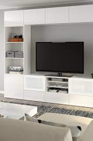 Besta Tv Komb Mit Vitrinenturen Lappviken Sindvik Klarglas Weiss 240x40x230 Cm Hier Bestellen Ikea Deutschland Ikea Ideen Wohlfuhlzone Ikea