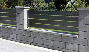 Mauer Zaun Modern Fence Design Fence Design House Fence Design