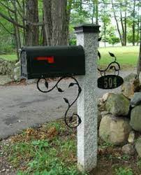 Mailbox Post Google Images Mailbox Posts Mailbox Decor Mailbox Landscaping
