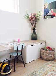 Ikea Stuva Children S Desk Hack With A Custom Top Made From Floor Panels Great Kinder Zimmer Kinderschreibtisch Haus Deko