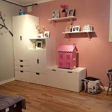 Girlsroom Stuva Ikea Kinder Zimmer Madchenzimmer Ikea Kinderzimmer