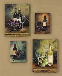 Pin By Toni Johnson On For The Home Wine Decor Kitchen Grape Kitchen Decor Wine Wall Art