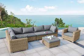 Il donne une touche design à votre jardin. Ensemble Salon De Jardin Resine Tressee Ronde Osier Philippine