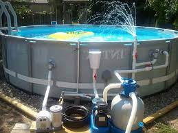 Swimming Pool Swimming Pool Filter Maintenance Tips Guide Backwash Inground Above Ground Pool Filter Maintenance Leaning T Pool Plumbing Diy Pool Pool Fountain
