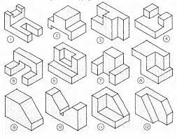 1000 Ideas About Isometric Drawing Exercises On Pinterest Isometric Drawing Exercises Isometric Drawing Geometric Drawing