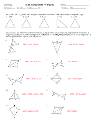 Triangle Congruence Worksheet Google Search Congruent Triangles Worksheet Triangle Worksheet Geometry Worksheets
