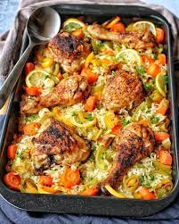 Huhn Mit Gemusereis Aus Dem Ofen Instakoch De Rezept Rezepte Fleisch Gerichte Huhnchenrezepte