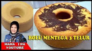 2 gelas tepung terigu segitiga 1 gelas gula pasir 2. Bolu Mentega Montok 3 Telur Takaran Gelas Tanpa Timbangan No Open No Kukus Youtube