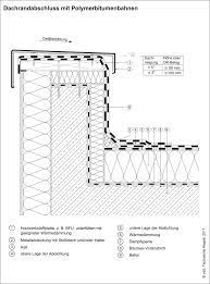 Dachrand Attika Detail Fassadenschnitt Baukonstruktionen