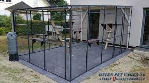 Aluminium Kattenren Katzengehege Zwinger Katzenauslauf Katzengehege Katzenauslauf Gehege