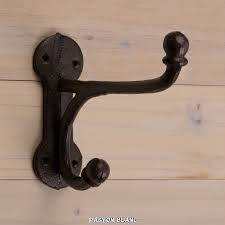 Haken Gusseisen Wandhaken Garderobenhaken Kleiderhaken Shabby Garten Antik Braun Garderobenhaken Wandhaken Gusseisen