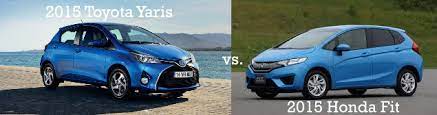 There are 3 sedan trim levels: 2015 Toyota Yaris Vs 2015 Honda Fit Limbaugh Toyota