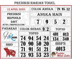 Prediksi Togel Angka Jitu Hk Siang 12 April 2020 Buku Sydney Buku Gambar