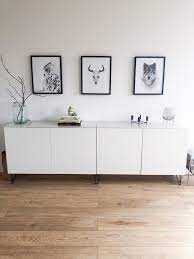 Minimalistisches Upcycling Neue Fusse Fur Besta Ikeahack Minimalism Couchstyle Sideboard Ikea Hacks Wohnzimmer Sideboard Ikea Wohnzimmer