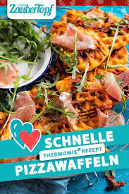 Schnelle Pizzawaffeln Rezept Fur Den Thermomix Rezept Rezepte Pizzawaffeln Lebensmittel Essen
