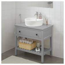 Hemnes Tornviken Waschbeckenschrank Off Waschb 45 Grau Ikea Deutschland Waschbeckenschrank Waschkuchendesign Hemnes