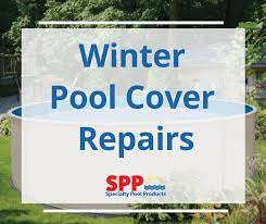 Winter Pool Cover Repairs Fix Your Pool Cover In Spring Intheswim Pool Blog Pool Cover Winter Pool Covers Pool Safety Covers