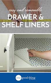 Drawer And Shelf Liners Are An Easy Way To Freshen Up The Look Of Your Kitchen Learn How To Make Your Own Lin Kitchen Shelf Liner Shelf Liner Diy Shelf Liners