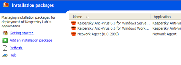 Installing Kaspersky Anti Virus 8 0 For Linux File Servers Via Kaspersky Administration Kit