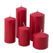 Fenomen Unscented Block Candle Set Of 5 Ikea Block Candles Candles And Candleholders Candles