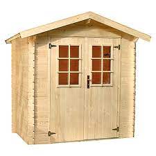Blockbohlenhaus Mikka Holz Grundflache 3 6 M Wandstarke 19 Mm Satteldach Wood Crafts Outdoor Structures Outdoor