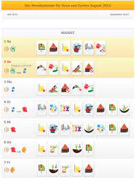 Http De Rhythmofnature Net Mondkalender Haus Und Garten August 2015 Mondkalender Haus Und Garten Kalender