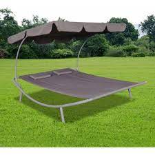 Dvojmiestne Zahradne Lehatko V1122 Dekorhome Zahradalacno Sk Patio Outdoor Lounge Garden Chairs