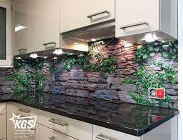 Glas Kuchenruckwande Mit Individuellem Digitaldruck Kgs